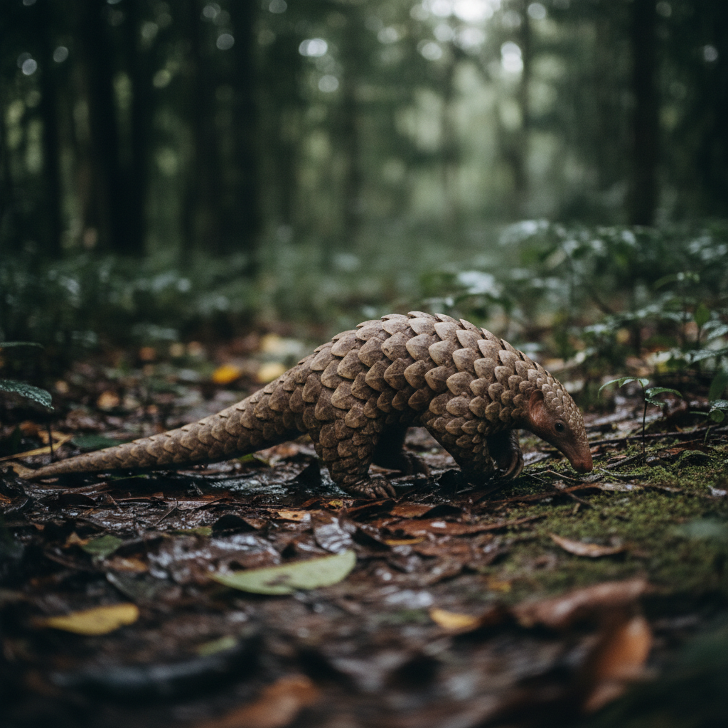 Tenggiling Sunda di hutan Malaysia berkait dengan perdagangan hidupan liar dan rampasan sisik tenggiling
