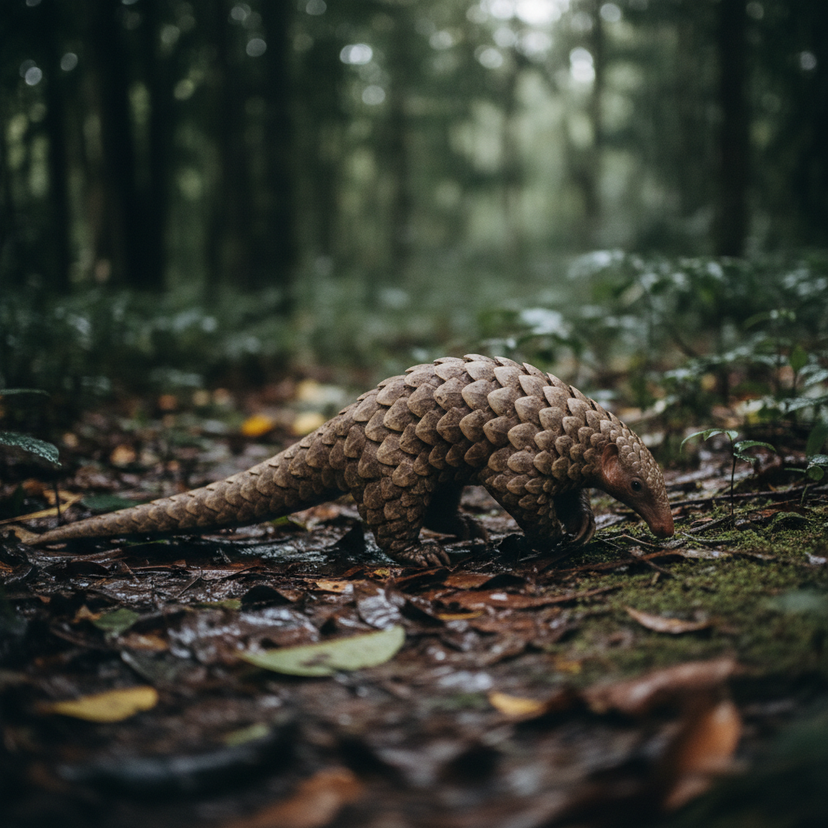 Tenggiling Sunda di hutan Malaysia berkait dengan perdagangan hidupan liar dan rampasan sisik tenggiling