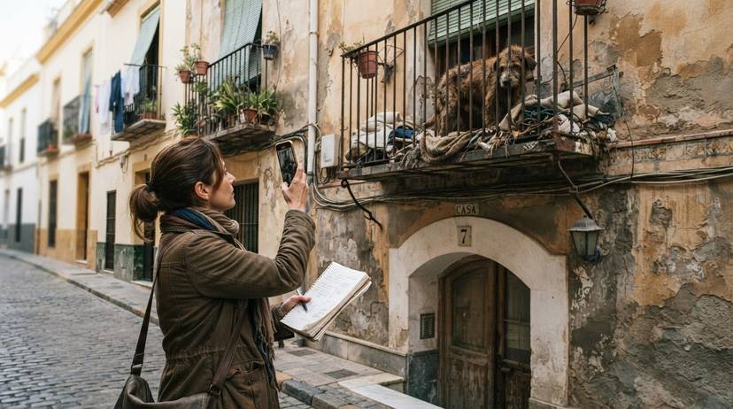 Cómo denunciar maltrato animal en España: documentación de un caso en entorno urbano