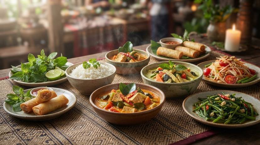 อาหารแพลนต์เบสของไทยที่อุดมด้วยสารอาหารแสดงให้เห็นถึงทางเลือกที่ยั่งยืนและมีคุณค่าทางโภชนาการ