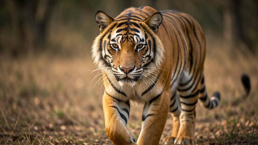 বাংলাদেশের সুন্দরবনে বন্যপ্রাণী পুনরুদ্ধার এলাকায় বেঙ্গল টাইগার হাঁটছে