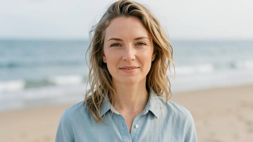 Crème solaire minérale Végane Beauté sur une plage bretonne, test 2026, protection solaire vegan et respectueuse des océans