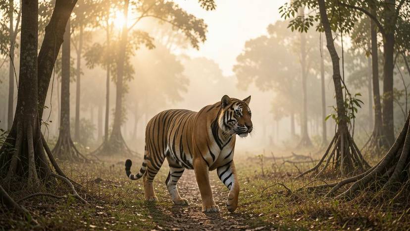 বাংলাদেশের সুন্দরবনে বেঙ্গল টাইগার, বন্যপ্রাণী পুনরুদ্ধার এলাকা, বাসস্থান ধ্বংসের বিরুদ্ধে সংরক্ষণের প্রতীক
