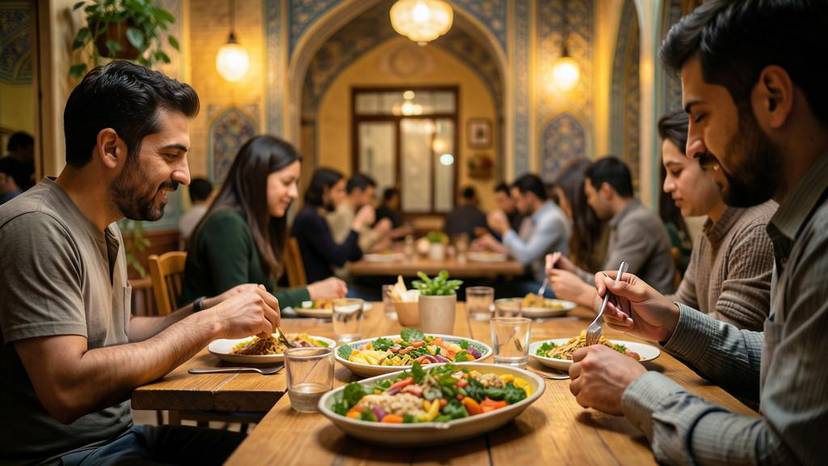بهترین رستوران وگان در تهران با غذاهای رنگارنگ گیاهی و فضای دنج