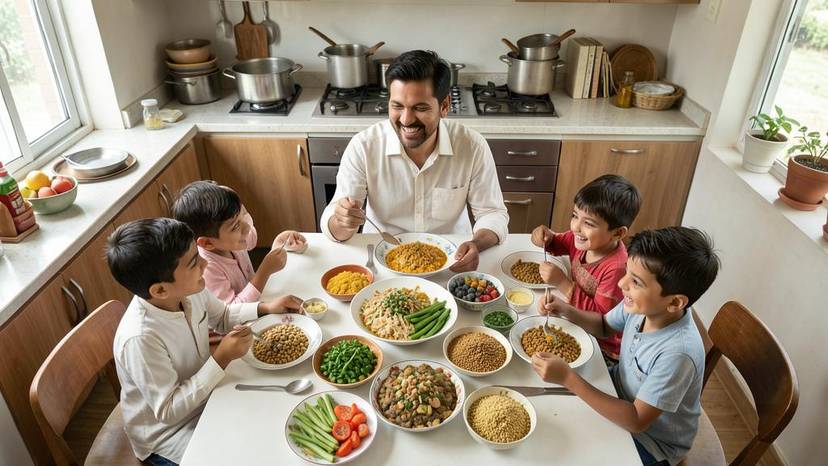 ਸ਼ਾਕਾਹਾਰੀ ਬੱਚਿਆਂ ਦਾ ਪਾਲਣ-ਪੋਸ਼ਣ ਪੰਜਾਬ ਵਿੱਚ ਘਰੇਲੂ ਭੋਜਨ ਨਾਲ