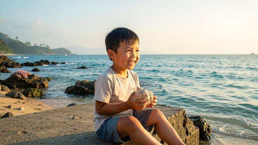 Bata sa Pilipinas natututo tungkol sa ocean conservation at coral reefs sa dalampasigan ng Cebu