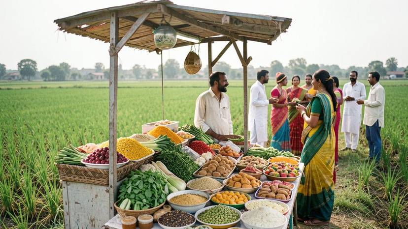 ਪੰਜਾਬ ਵਿੱਚ ਵੀਗਨ ਭੋਜਨ ਸਟਾਲ, ਤਾਜ਼ੀਆਂ ਸਬਜ਼ੀਆਂ ਅਤੇ ਦਾਲਾਂ ਨਾਲ ਭਰਿਆ ਹੋਇਆ, ਸ਼ਾਕਾਹਾਰੀ ਅੰਦੋਲਨ ਦਾ ਪ੍ਰਤੀਕ