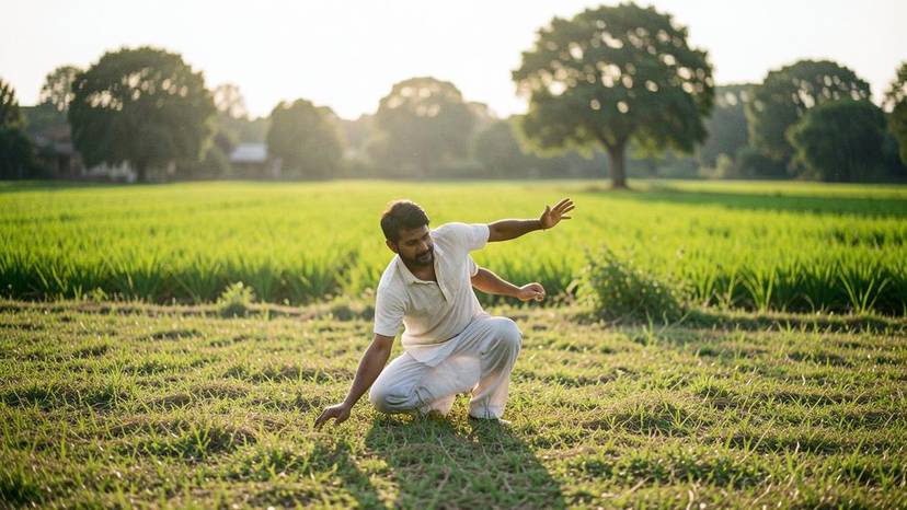 ਖੁੱਲ੍ਹੇ ਮੈਦਾਨ ਵਿੱਚ ਤੂੜੀ ਵਿੱਚ ਖੇਡਦਾ ਬੁੱਧੀਮਾਨ ਸੂਰ, ਸੂਰਾਂ ਦੀ ਬੁੱਧੀ ਅਤੇ ਕੁਦਰਤੀ ਜੀਵਨ ਨੂੰ ਦਰਸਾਉਂਦਾ ਦ੍ਰਿਸ਼