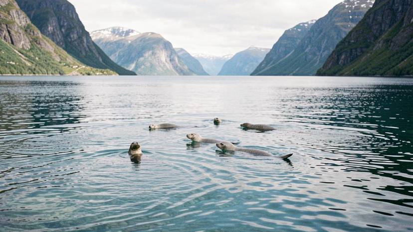 Fur farming ban Norway at ang pagprotekta sa karagatan: fjord na may mga seal at malinis na tubig