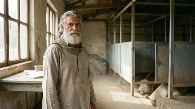 ਪੰਜਾਬ ਵਿੱਚ ਪਸ਼ੂ ਕਤਲਖਾਨੇ ਦਾ ਬਾਹਰੀ ਦ੍ਰਿਸ਼, ਜਿੱਥੇ ਸ਼ੂਟਿੰਗ ਅਤੇ ਗੈਸ ਚੈਂਬਰ ਵਰਗੇ ਤਰੀਕੇ ਵਰਤੇ ਜਾਂਦੇ ਹਨ