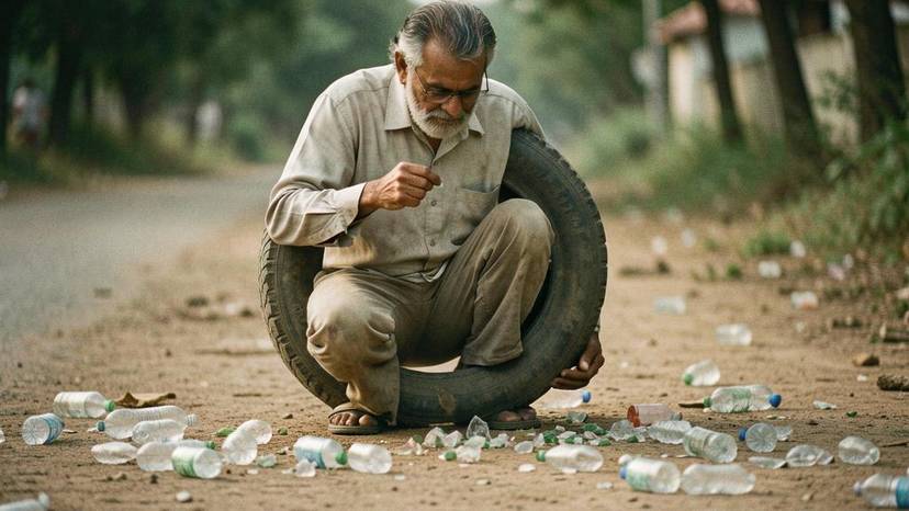 ટાયરના ઘસારાથી નીકળતા માઇક્રોપ્લાસ્ટિક કણો રસ્તા પર, પર્યાવરણ ટિપ્સ માટે ગુજરાતી માર્ગદર્શિકા