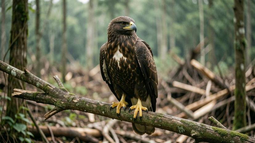 Philippine eagle sa kagubatan, simbolo ng wildlife trade at habitat destruction sa Pilipinas