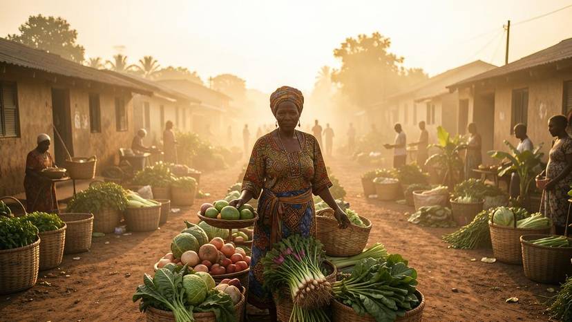 Soko la mboga na mimea Dar es Salaam, bidhaa za vegan, Tanzania