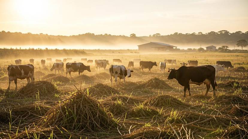 Entwaldung für Sojaanbau und Rinderzucht in Südamerika, beeinflusst durch EU-Verordnung entwaldungsfreie Produkte