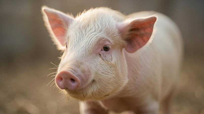 Ferkel auf einem Bio-Betrieb in Deutschland – Symbol für tiergerechte Alternativen zur Ferkelkastration